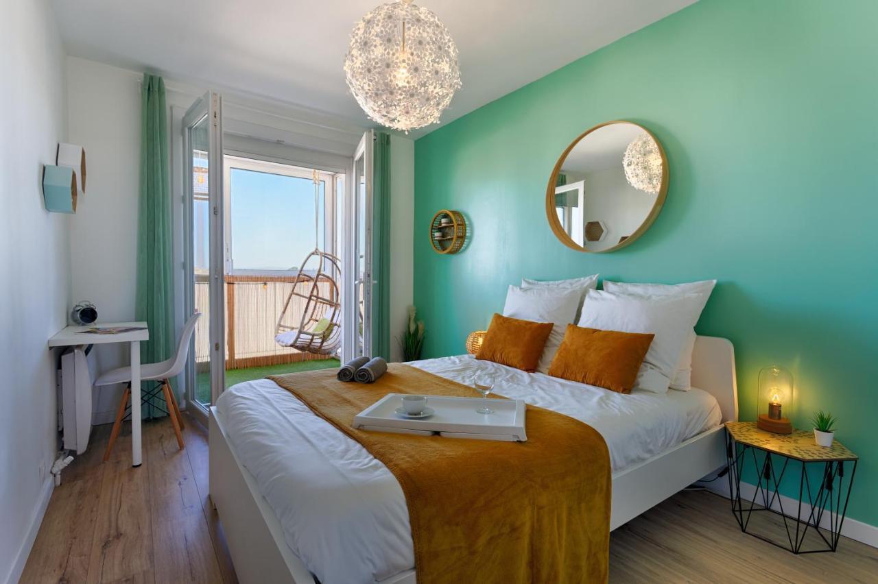 Appartamento Nid Panoramique VUE WOW ! SPAdéco - LoungeZEN - Terrasse ensoleillée - arrivée autonome - Netflix - emplacement idéal - Lumineux - rénové à neuf - Wifi Fibre - Montpellier Esterno foto