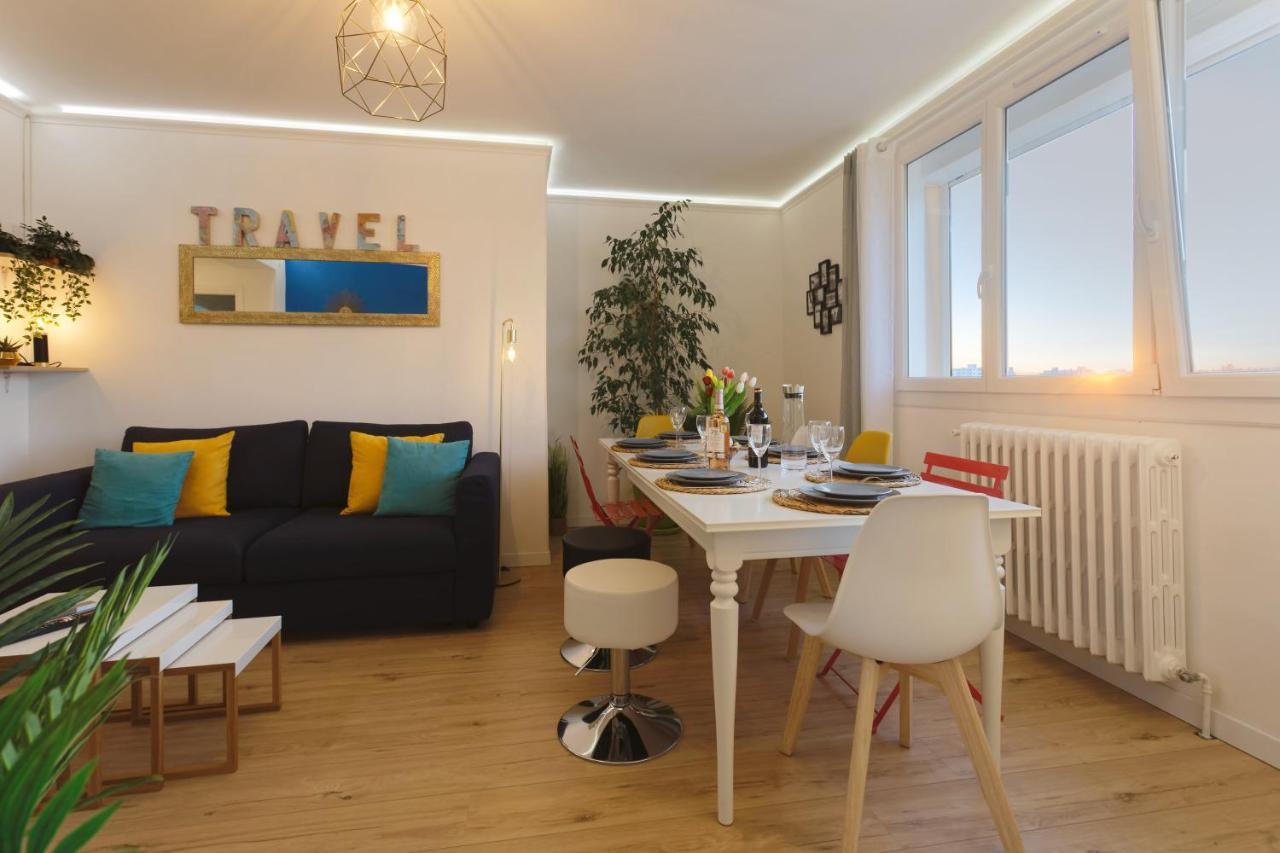 Appartamento Nid Panoramique VUE WOW ! SPAdéco - LoungeZEN - Terrasse ensoleillée - arrivée autonome - Netflix - emplacement idéal - Lumineux - rénové à neuf - Wifi Fibre - Montpellier Esterno foto