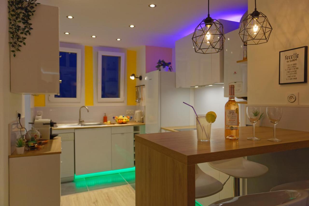 Appartamento Nid Panoramique VUE WOW ! SPAdéco - LoungeZEN - Terrasse ensoleillée - arrivée autonome - Netflix - emplacement idéal - Lumineux - rénové à neuf - Wifi Fibre - Montpellier Esterno foto