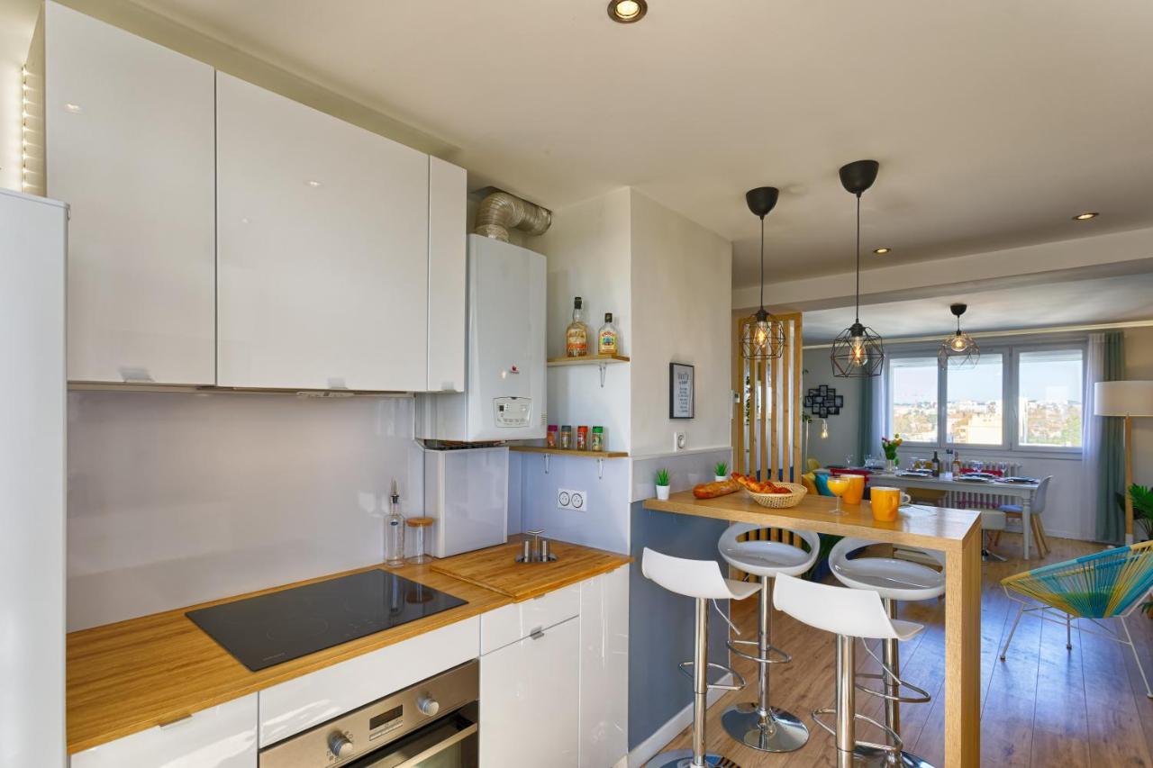 Appartamento Nid Panoramique VUE WOW ! SPAdéco - LoungeZEN - Terrasse ensoleillée - arrivée autonome - Netflix - emplacement idéal - Lumineux - rénové à neuf - Wifi Fibre - Montpellier Esterno foto